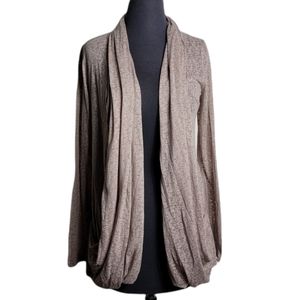 Free People fold back collar lightweight cardigan size medium